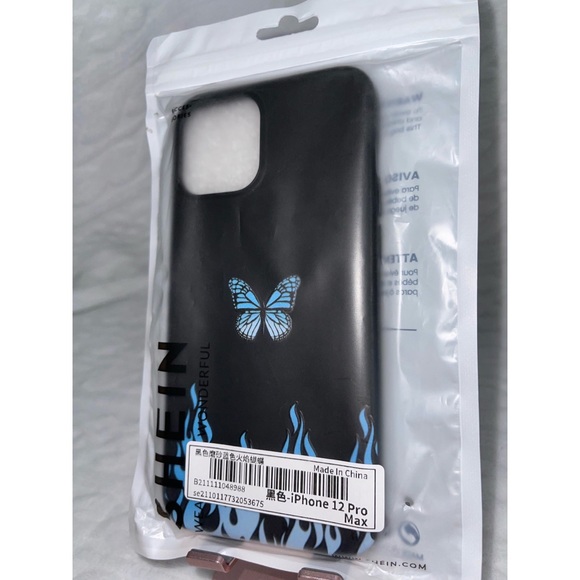 Blue Flamed Butterfly iPhone 12 Pro Max Case 🦋 - Picture 12 of 17